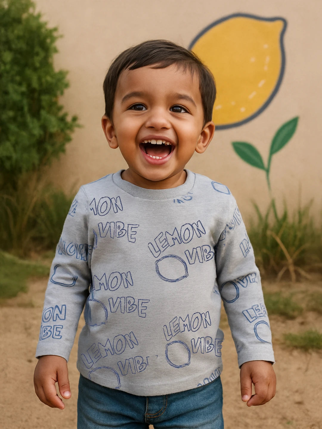 Grey Stretch Soft Tee