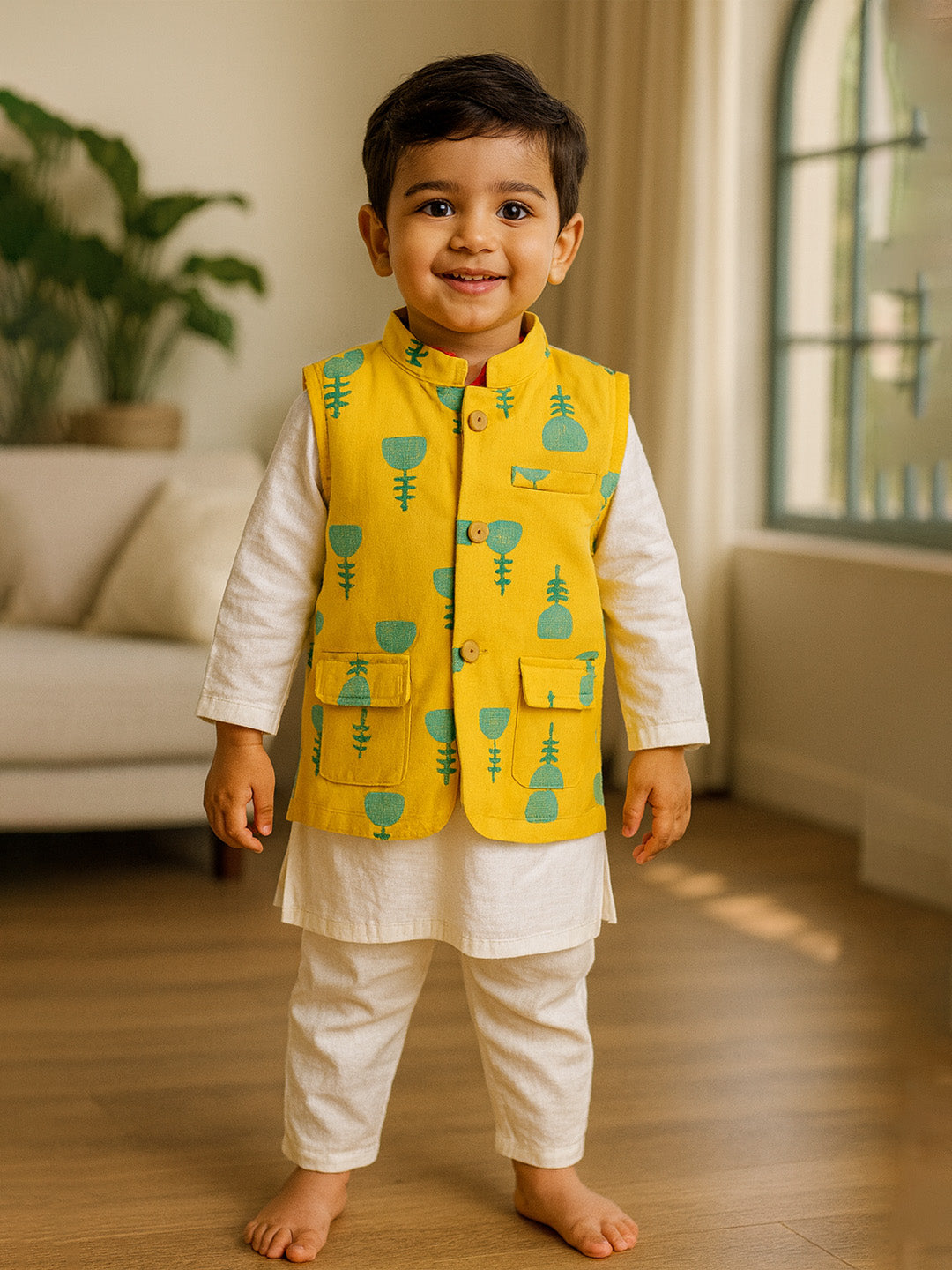 Pushp Reversible Nehru Jacket