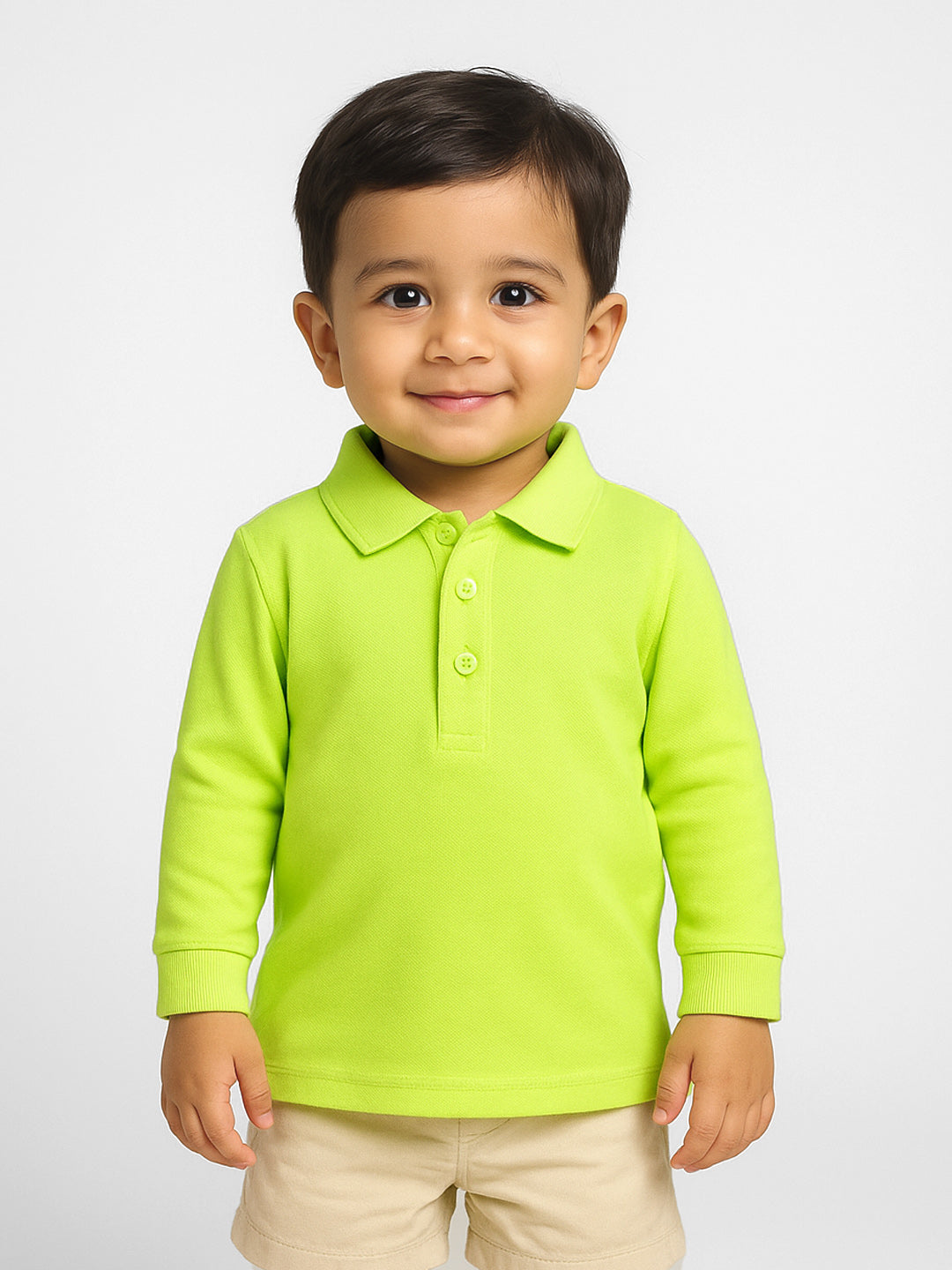 Neon Long Sleeves Polo