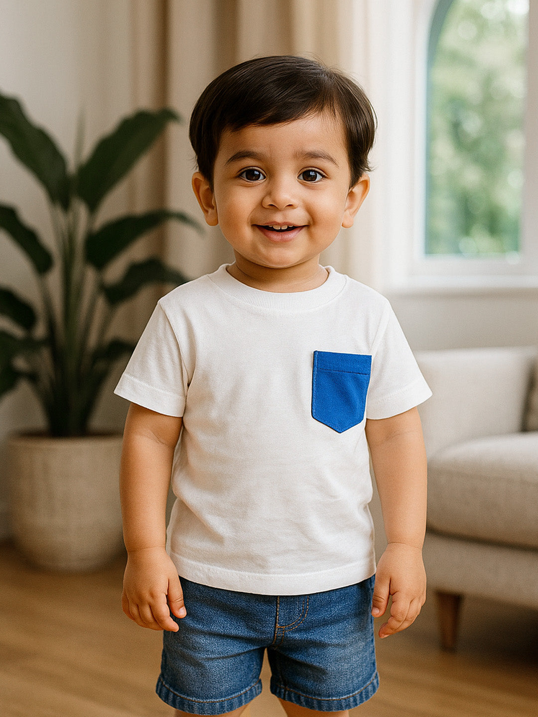 Happy Somersault Cotton Tee