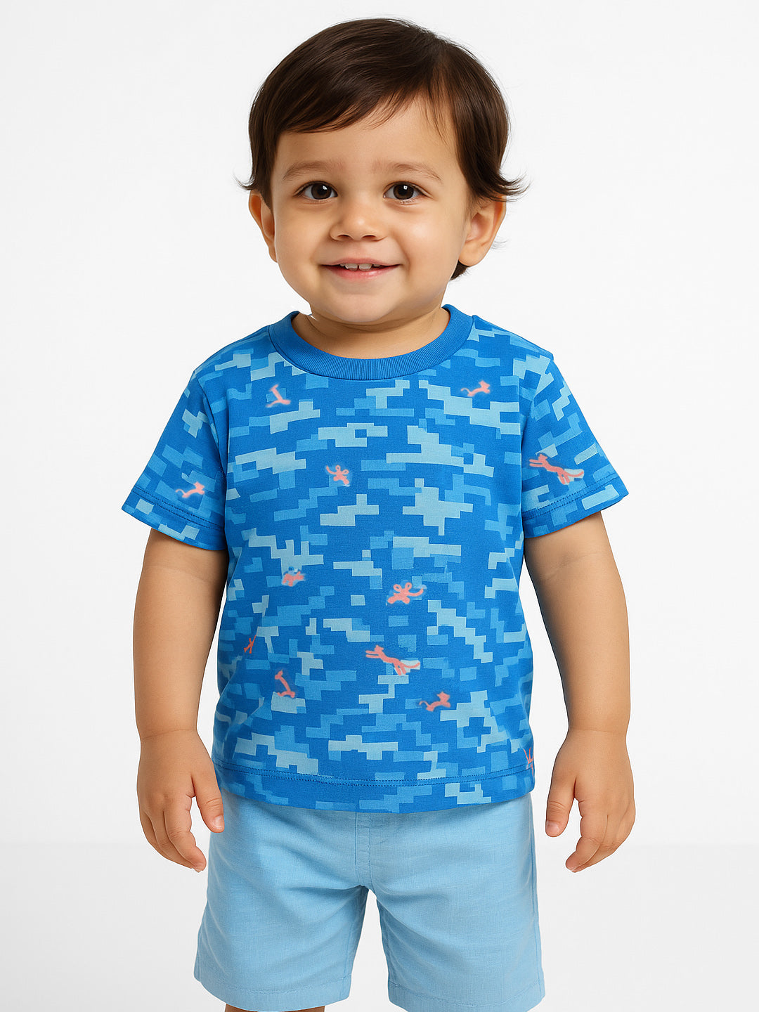 Happy Camouflage Cotton Tee