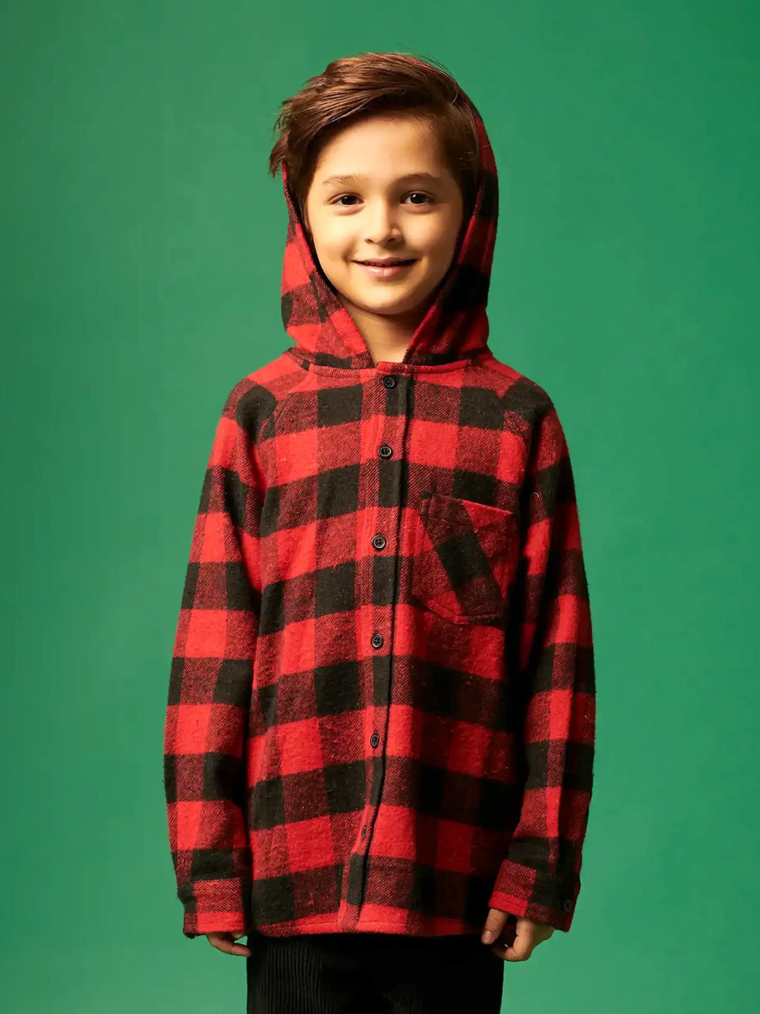 Hooded Shirt With Finger Puppets