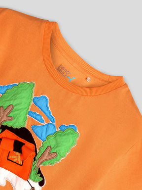 Summer Camp Embroidered Cotton Tee