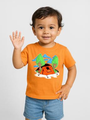 Summer Camp Embroidered Cotton Tee