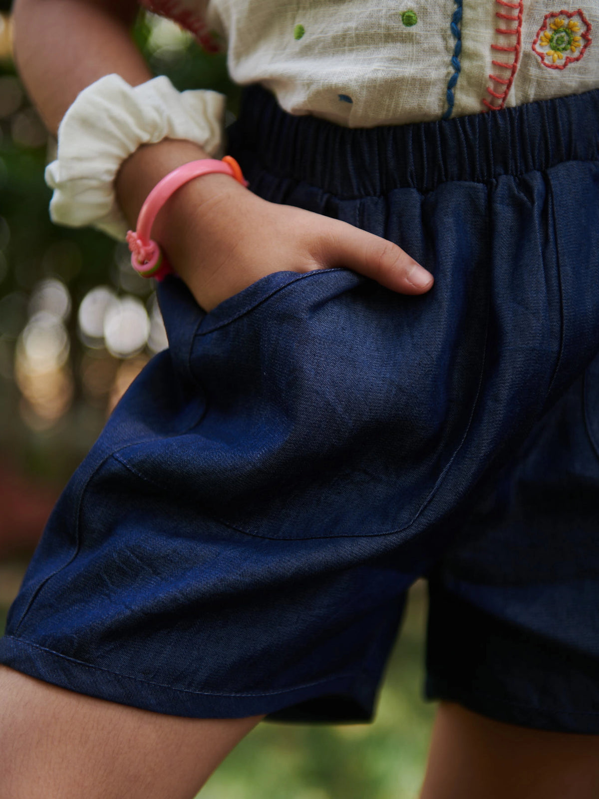 Denim High Waist Shorts