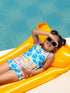 Fishes Halter Neck Swimsuit