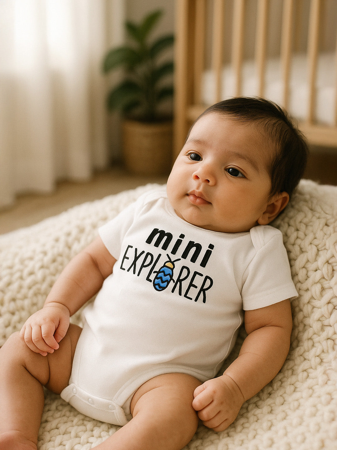 Mini Explorer Cotton Bodysuit