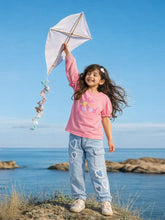 Girls Graphic Tee & Denim Set