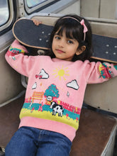 Farmland Printed Cotton Pullover Sweater