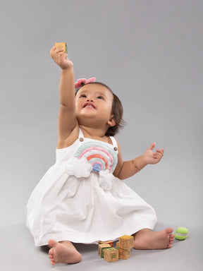 Moody Dress Play White Somersault