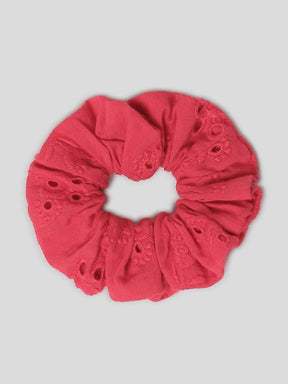 Red Schiffli Poplin Dress Somersault