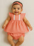 Gingham Dress with Bloomers & Headband