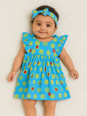 Home Grown Cotton A-Line Dress with Headband