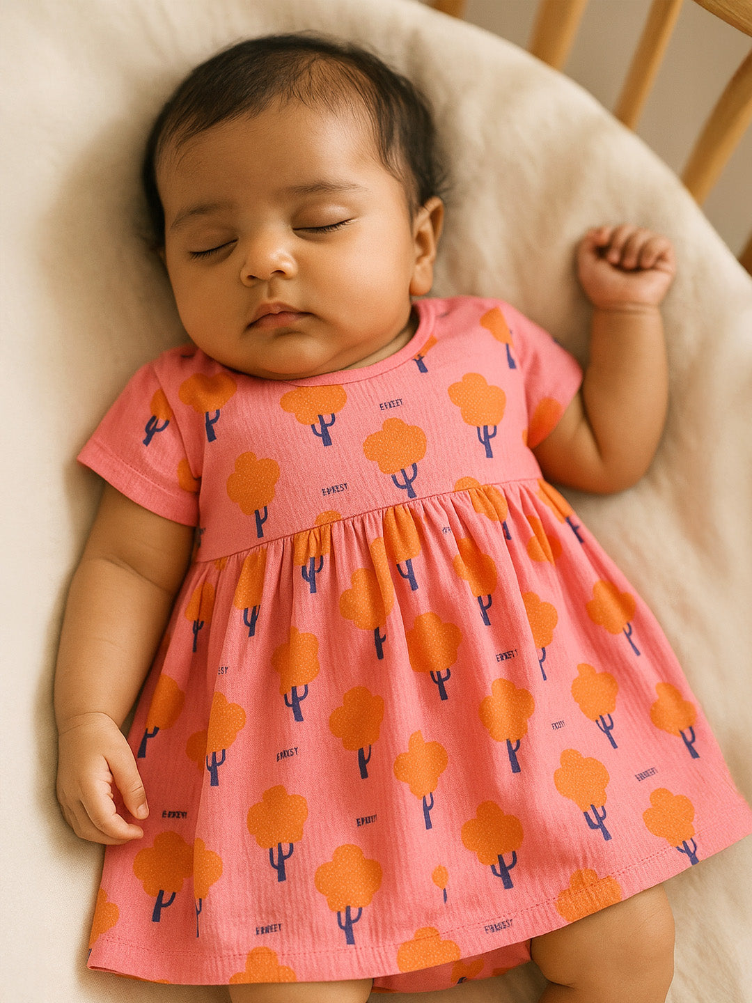 Bloom Tales Cotton A-Line Dress