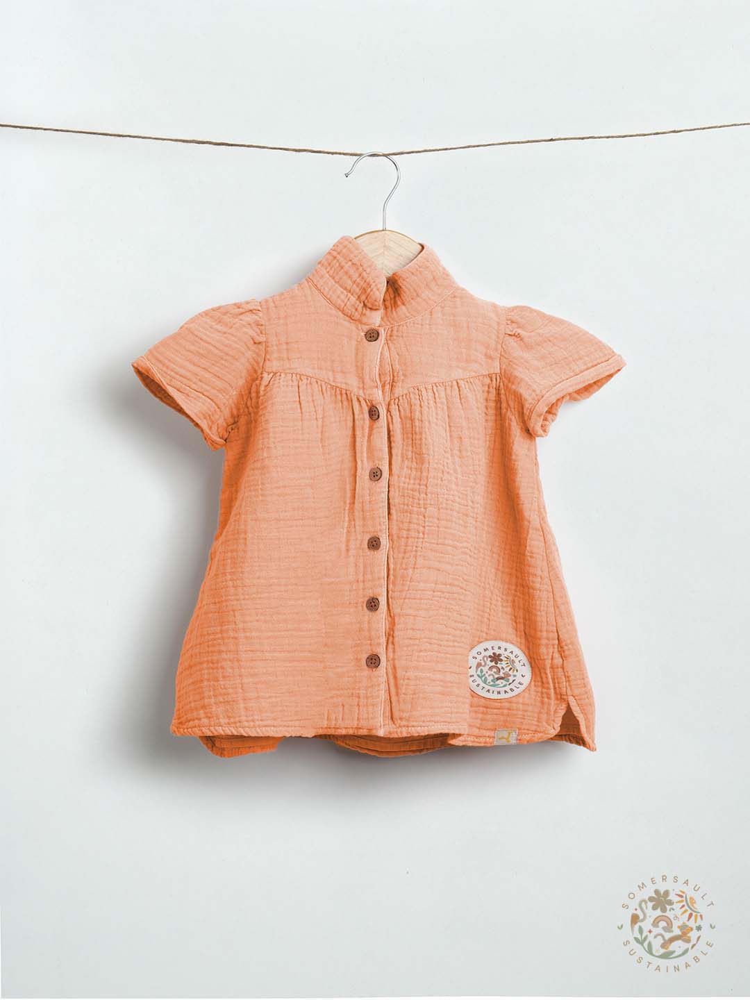 Colour Me Peach Natural Dress Somersault