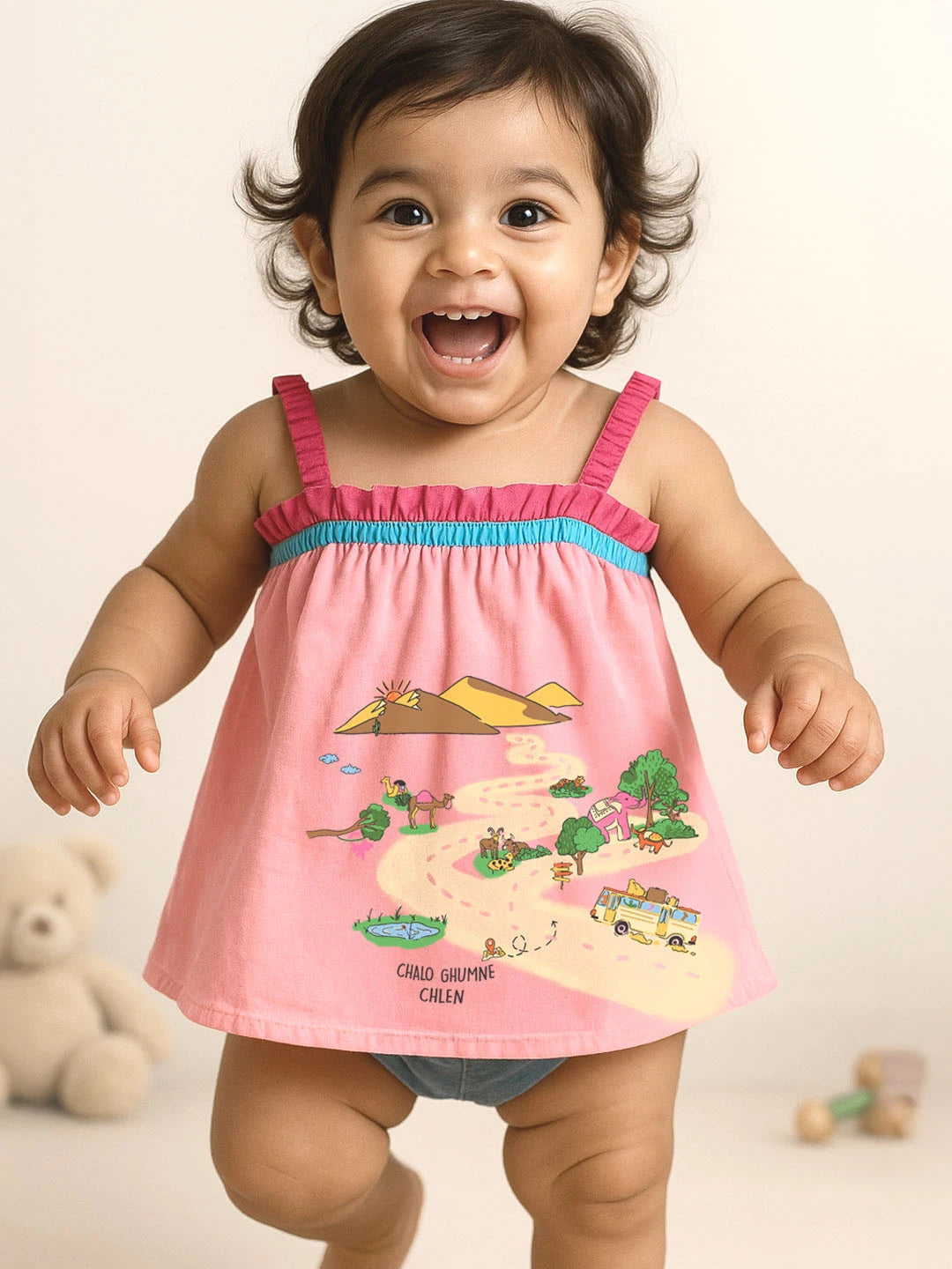 Go Travel Cotton Shift Dress