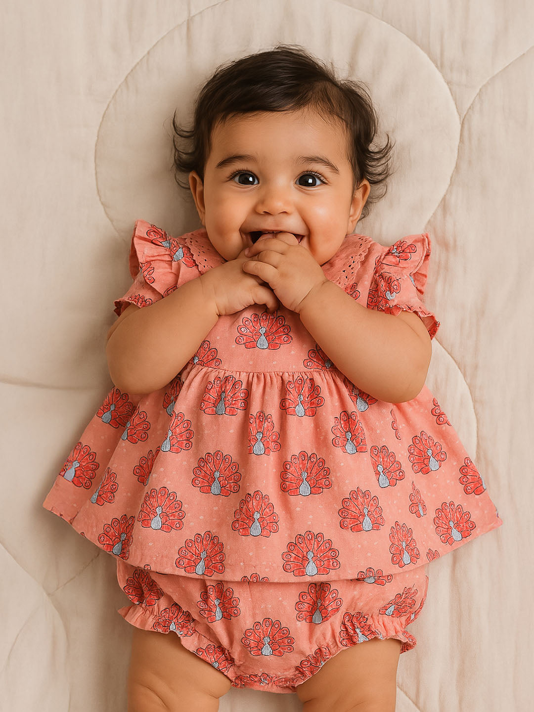 Mor Cotton A-Line Dress with Bloomers