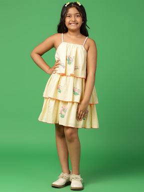 Bouquet Of Flower Tier Dress Somersault