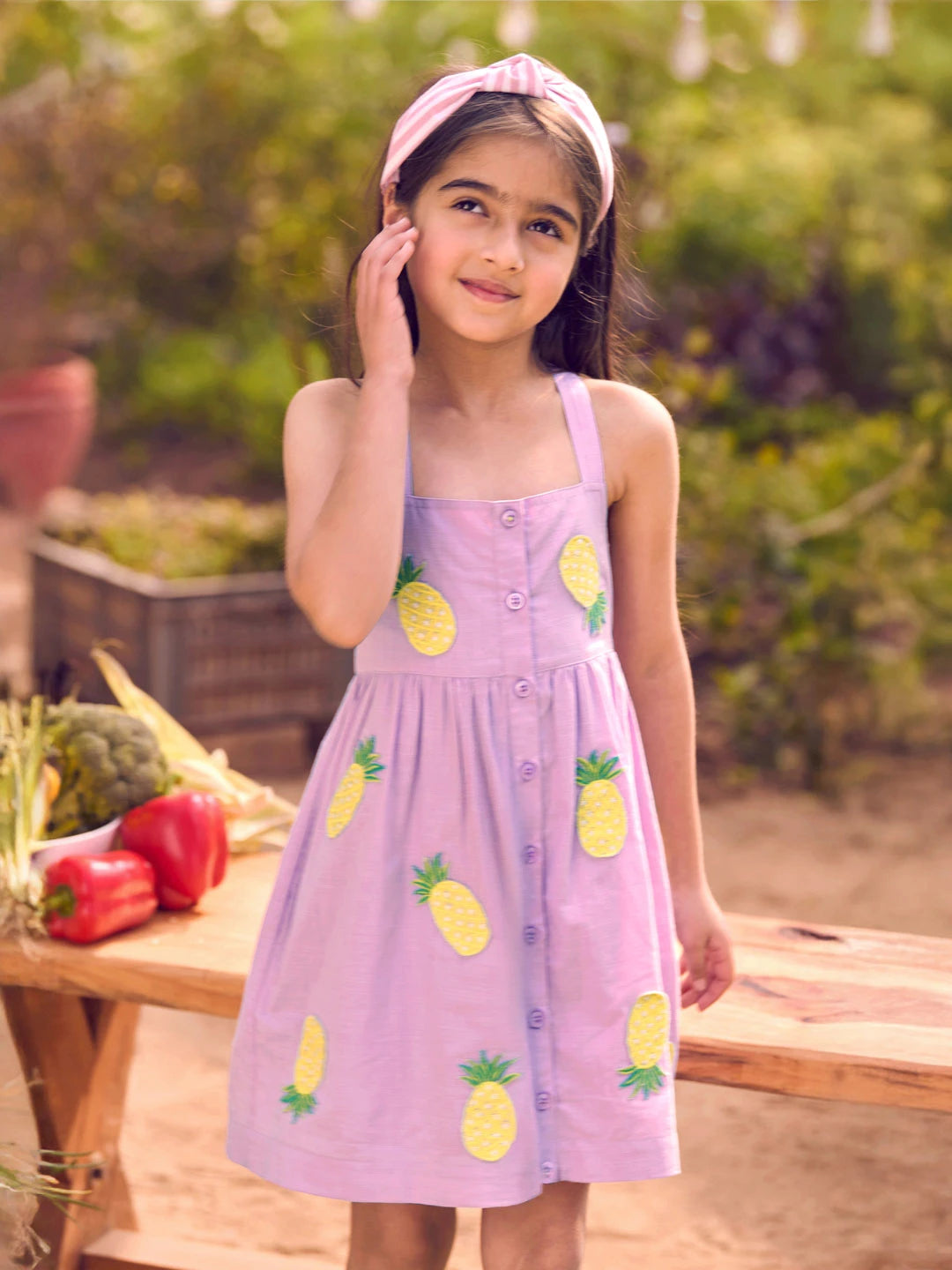 Pineapple Midi Dress