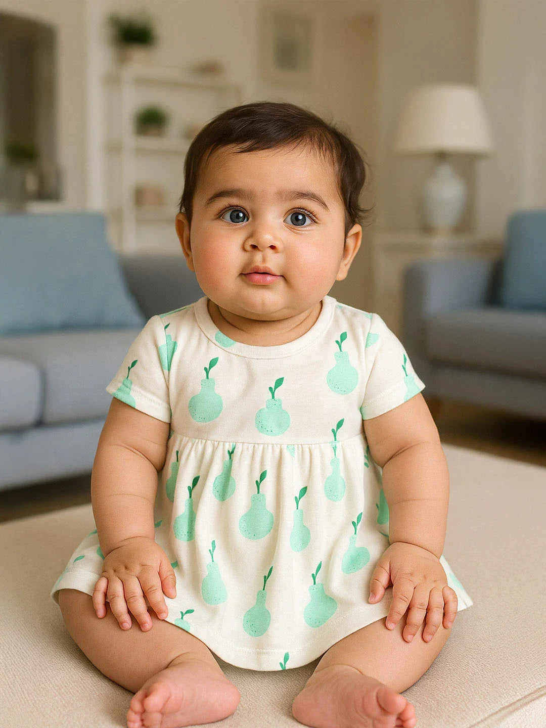 Happy Pear Cotton A-Line Dress