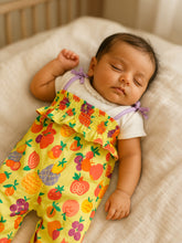 Very Fruity Cotton Romper with Bodysuit