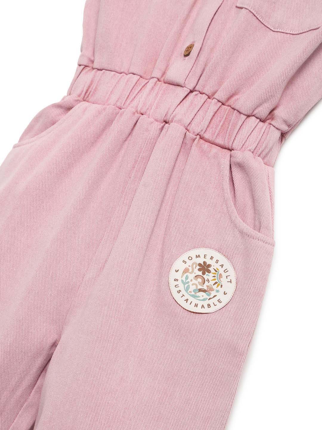 Pink Natural Jumpsuit Somersault