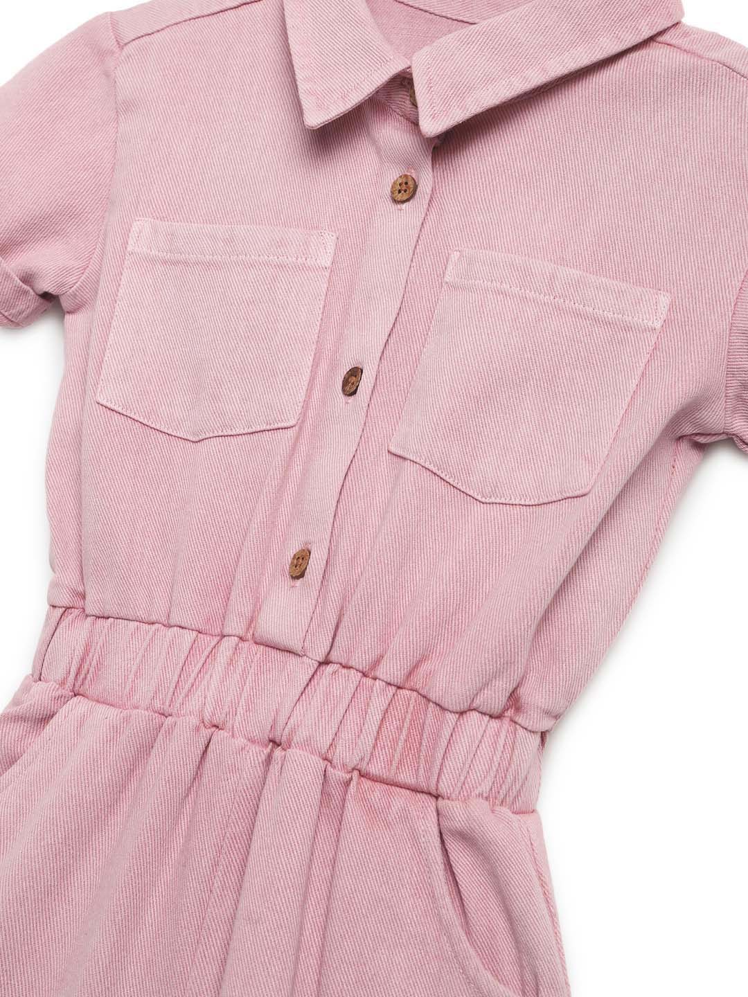 Pink Natural Jumpsuit Somersault