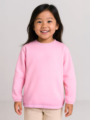 Pink Drop Shoulder Sweat