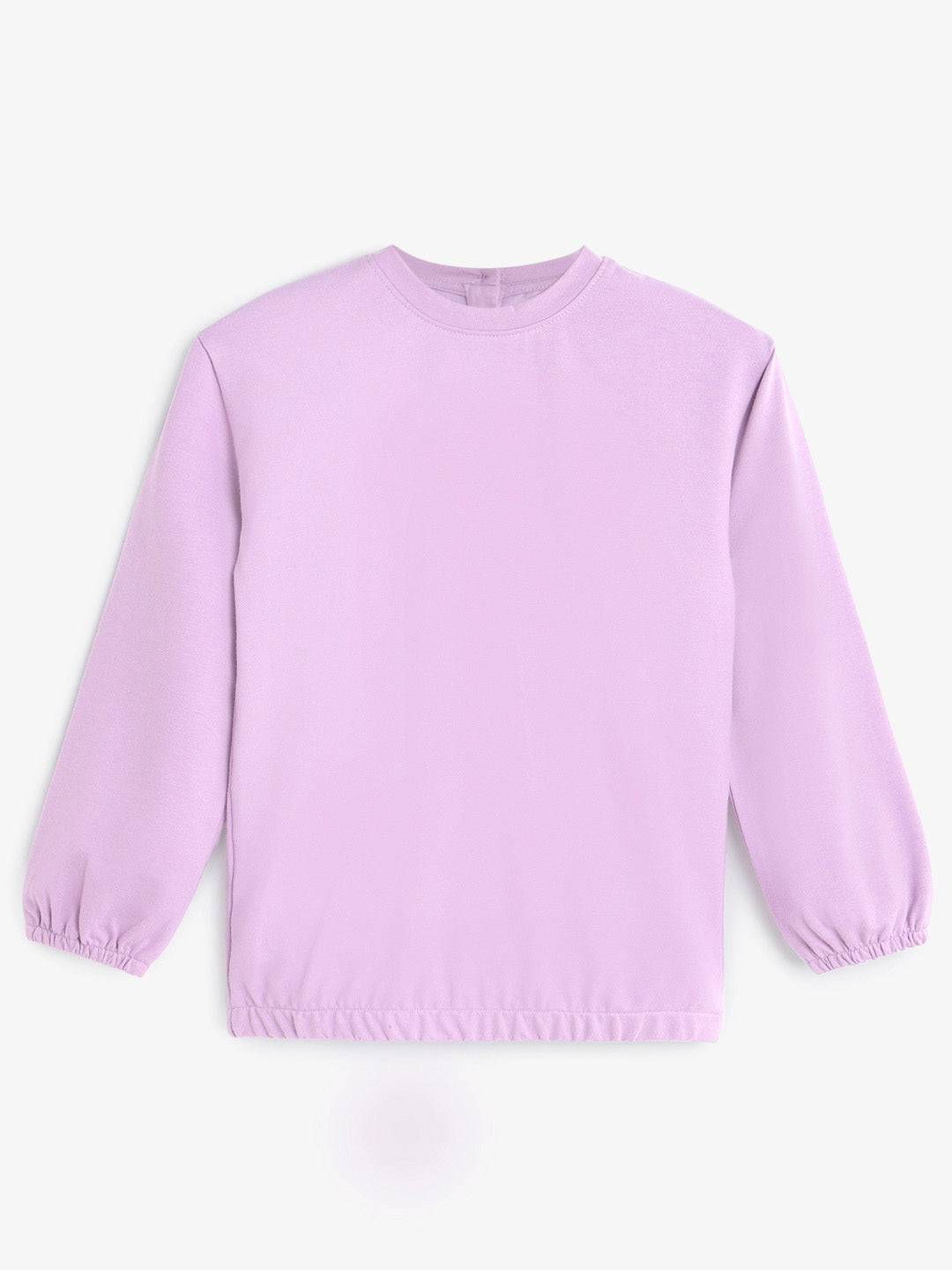 Lilac Drop Shoulder Sweat