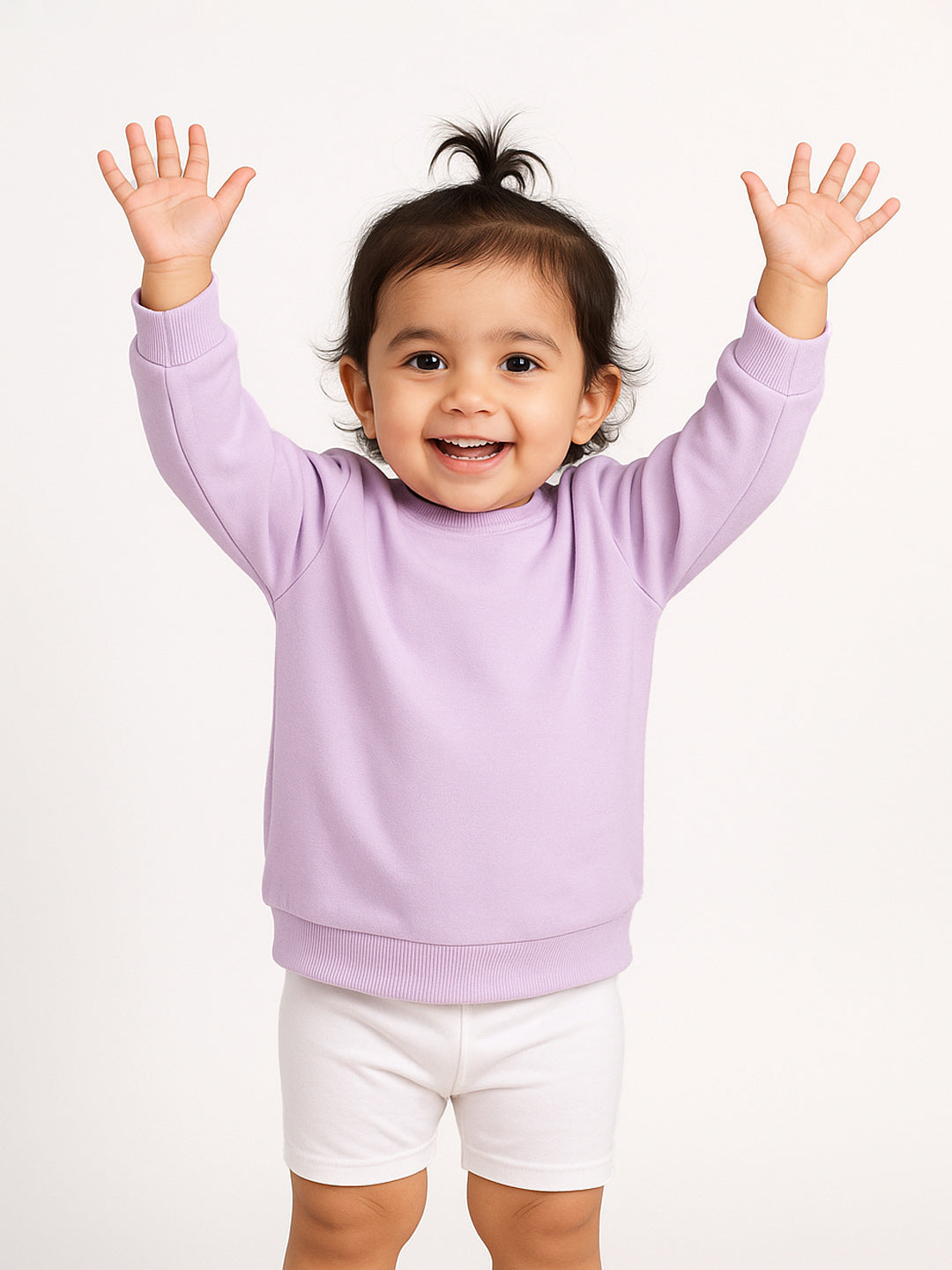 Lilac Drop Shoulder Sweat