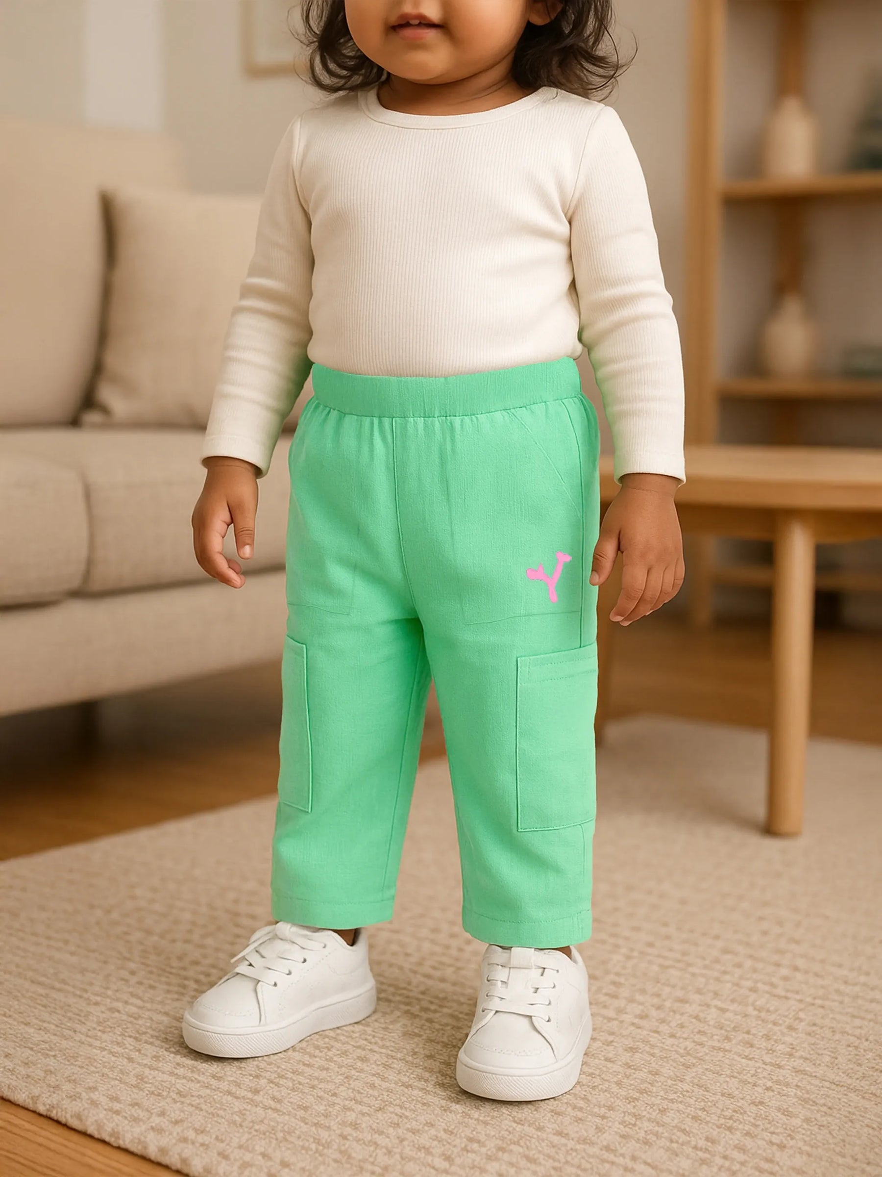 Green Everyday Cargo Pants