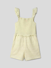 Smocked Lime Romper Somersault