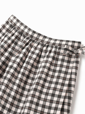 Checkered Skirt Somersault