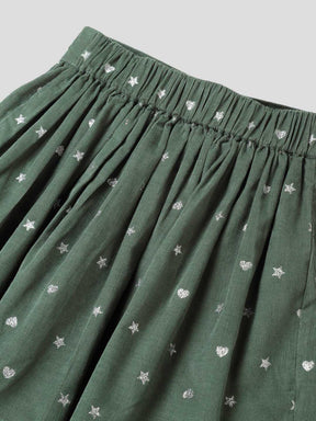 Sparkling Heart Skirt Somersault