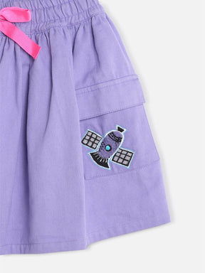 Lilac Satellite Skirt