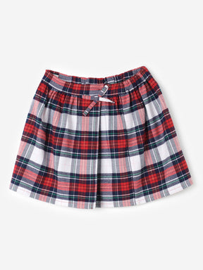 Festive Checkered Skirt