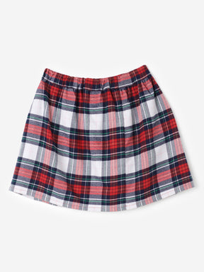 Festive Checkered Skirt