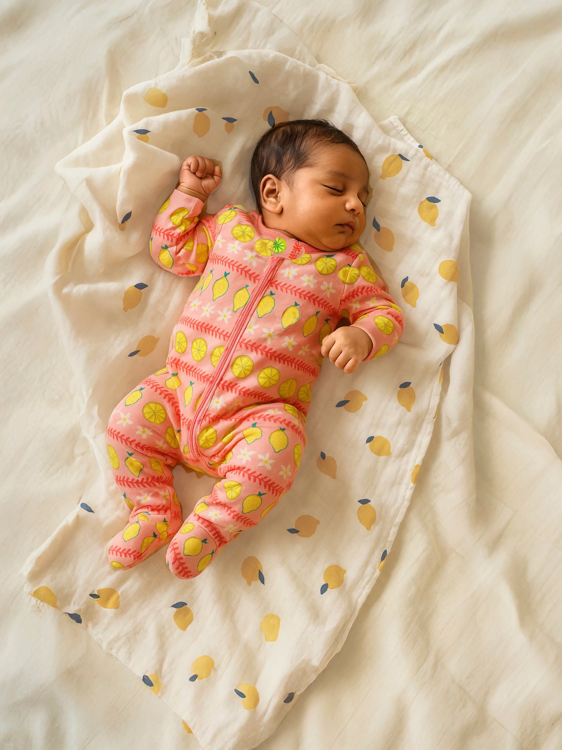 Printed Zip Sleepsuit