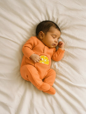 Zesty Orange Sleepsuit