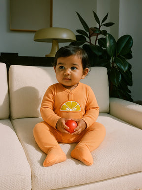 Zesty Orange Sleepsuit
