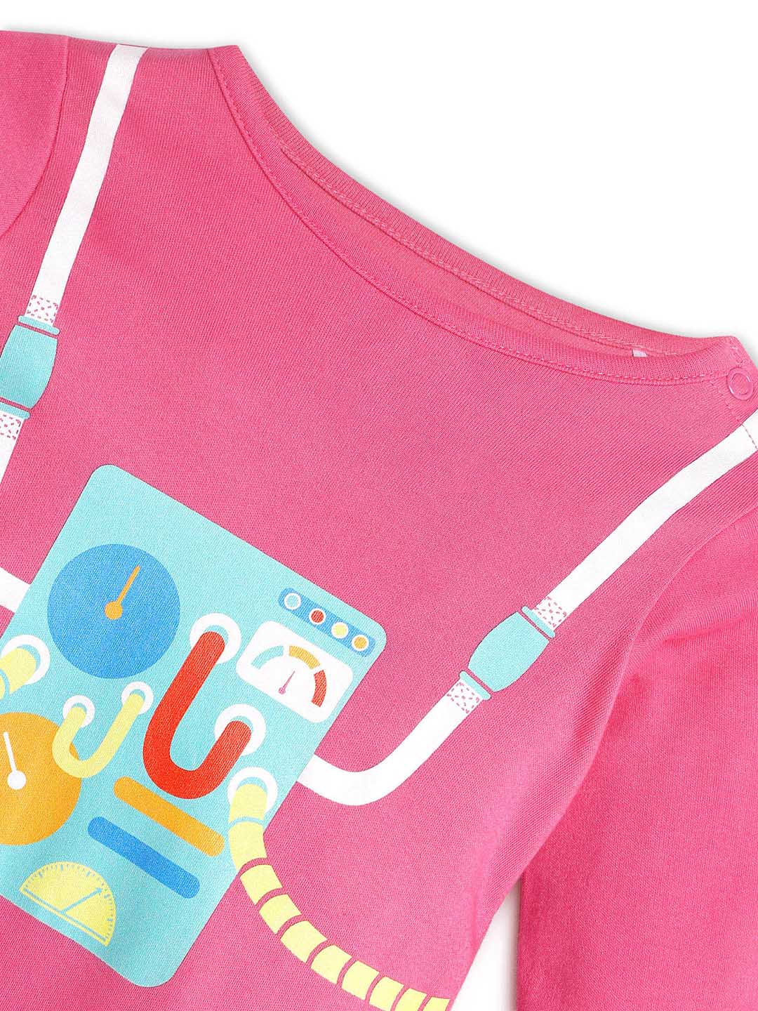 Pink Seatbelt Sleepsuit