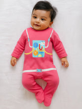 Pink Seatbelt Sleepsuit