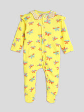 Butterfly Schiffli Collar Sleepsuit