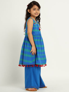 Peacock Frock Kurta & Palazzo Set