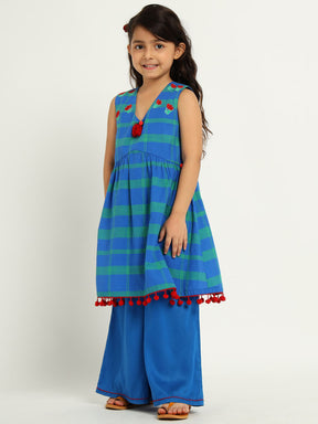 Peacock Frock Kurta & Palazzo Set