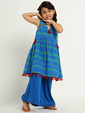 Peacock Frock Kurta & Palazzo Set