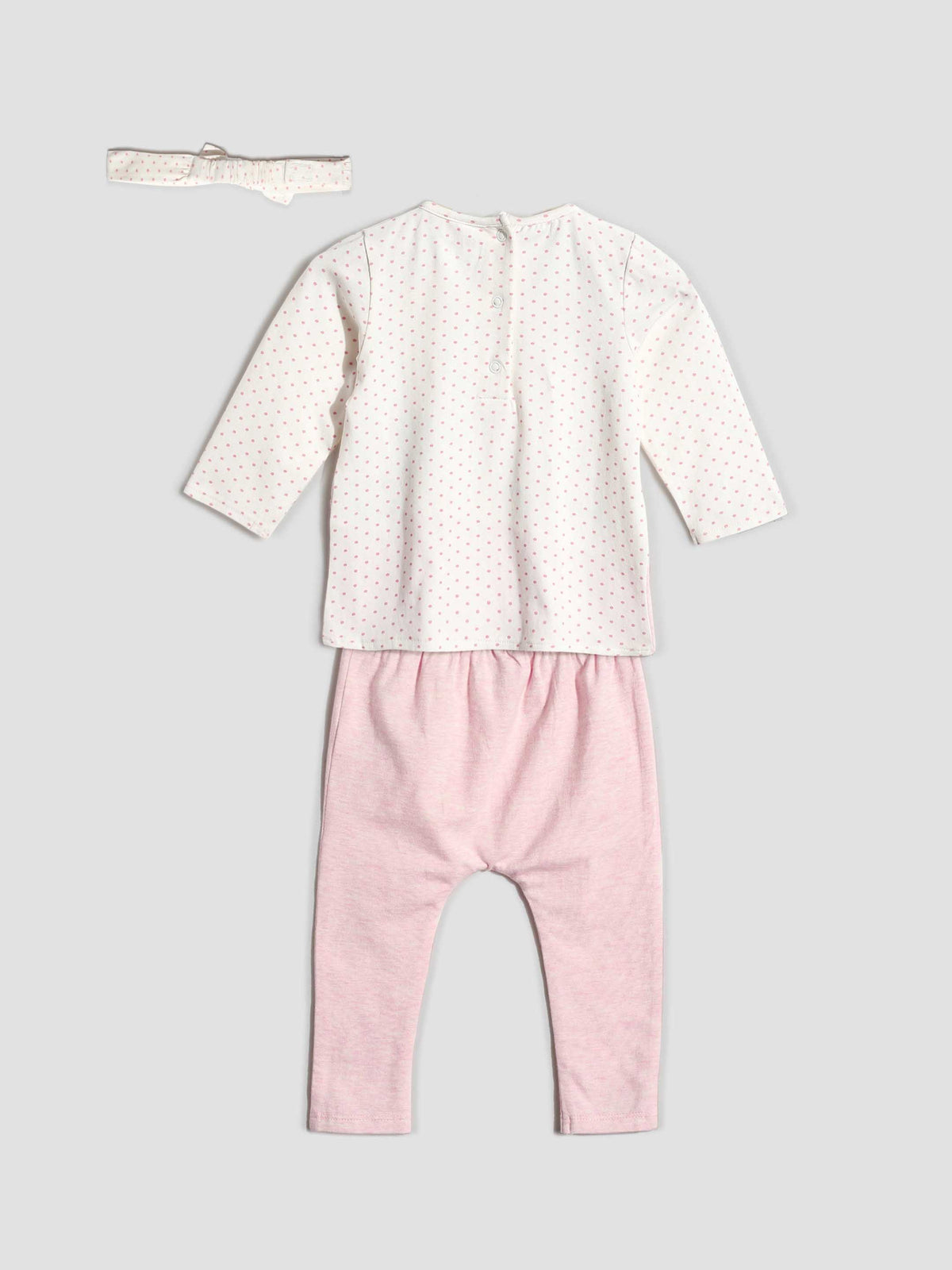 Pink Polka Elephant Set Somersault