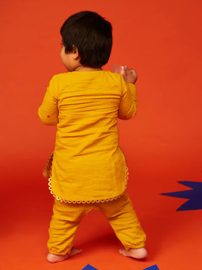 Newborn Kesari Tassel Girls Set Somersault
