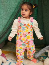 Flower Party Dungaree With Tee