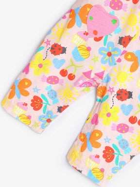Flower Party Dungaree With Tee